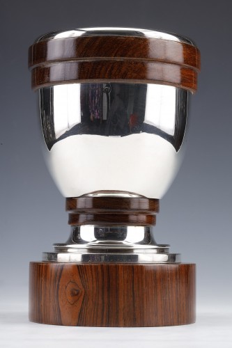 Art Déco - Gustave KELLER - Sterling silver vase