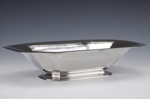 Argenterie et Orfèvrerie  - HENIN - Centre de table en argent massif époque ART DECO