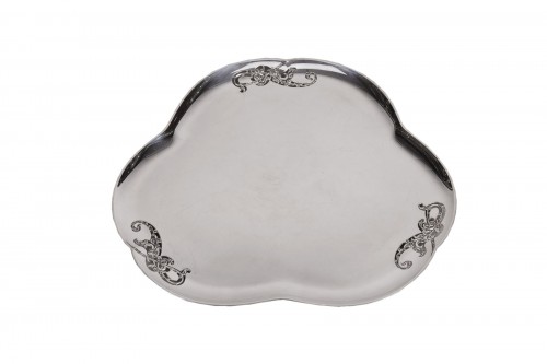 Frédéric Boucheron - Plateau trilobé en argent vers 1880