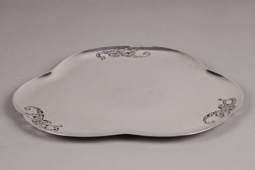 Antique Silver  - Frédéric Boucheron - Silver trilobed tray circa 1880