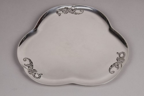 Frédéric Boucheron - Silver trilobed tray circa 1880 - 