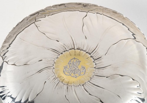 Christofle - Paire de coupes en argent massif Epoque Art nouveau - Emmanuel Redon Silver Fine Art
