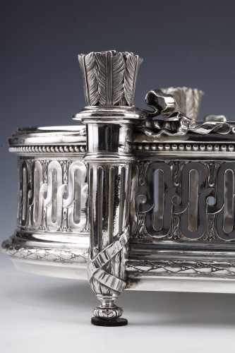 A. Aucoc - Large solid silver planter Napoleon III period - 