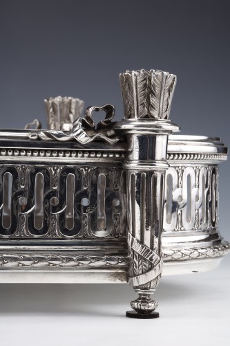 A. Aucoc - Large solid silver planter Napoleon III period - Napoléon III