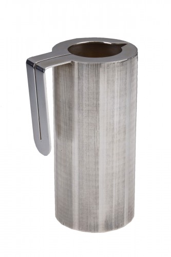 Lella and Massimo VIGNELLI - Pitcher in brushed solid silver XXth c. 1971