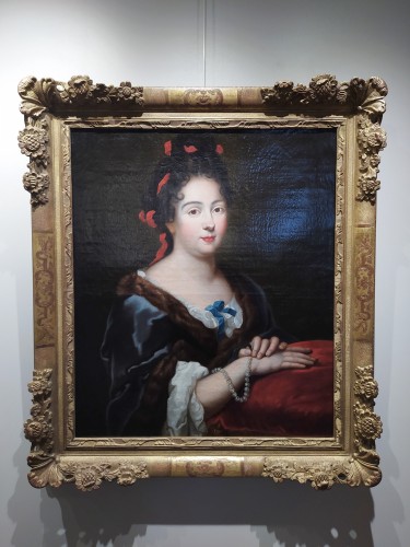 Portrait of Madame Marguerite Manuelo Chiareli, wife of Claude Hénin - Paintings & Drawings Style 