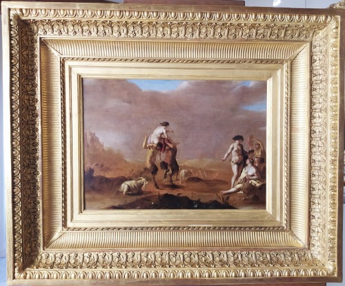 Cornelis van Poelenburgh (Atelier de) - "Bacchanales" - Tableaux et dessins Style 