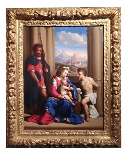 Giuseppe Mazzuoli, dit « il Bastarollo » -  Madonna and Child