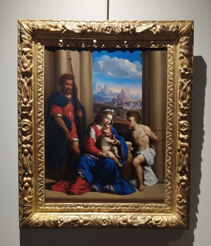 Giuseppe Mazzuoli, dit « il Bastarollo » - Vierge à l’Enfant - Tableaux et dessins Style 