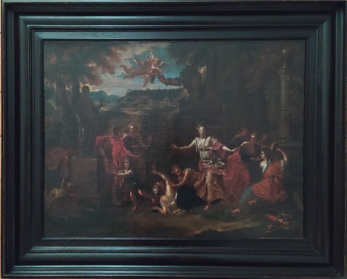 Attributed to Victor Honoré Janssens - "Colin Maillard's game"