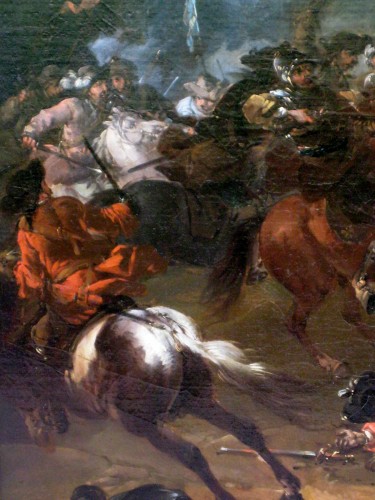 attributed to August Querfurt - &quot;Battle of Kahlenberg&quot; - 