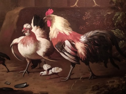 17th century - Farmyard Scene - Melchior Hondecoeter (1636 -1695)