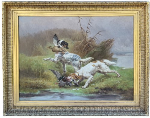 Jules-Bertrand Gélibert (1834 - 1916) – Duck Hunting Scene