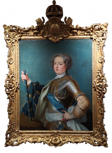 Portrait of Louis XV - French school of the 18th century