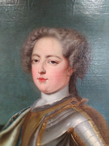 Portrait de Louis XV - Ecole française du XVIIIe siècle - Tableaux et dessins Style Louis XV