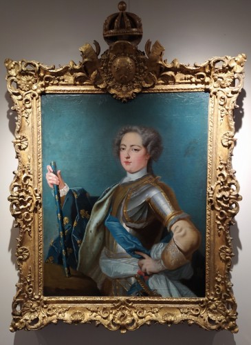 Louis XV - Portrait of Louis XV - French school of the 18th century