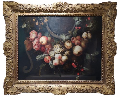 Nature morte aux fruits - Attribué à Joris van Son (1623-1667)