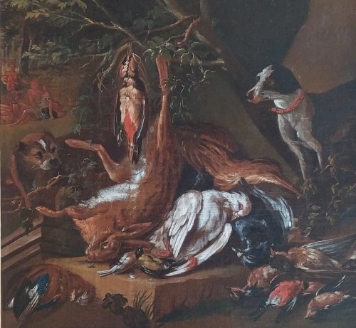 Tableaux et dessins Tableaux XVIIe siècle - Nature morte aux gibiers - attribué à Adrian de Gryef (1670 - après 1722 )