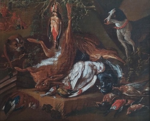 Nature morte aux gibiers - attribué à Adrian de Gryef (1670 - après 1722 ) - Galerie Eric Beaumont