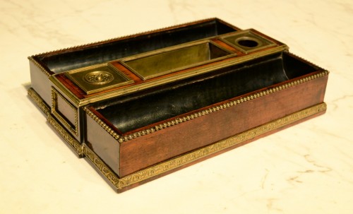 Decorative Objects  - A Louis XVI ormolu mounted mahogany Inkstand