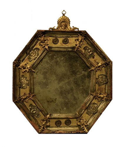 A small 17th century mirror