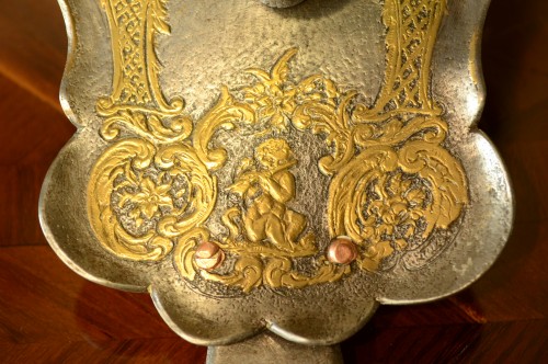 A rare Louis XV gilt iron Chamberstick - Lighting Style Louis XV