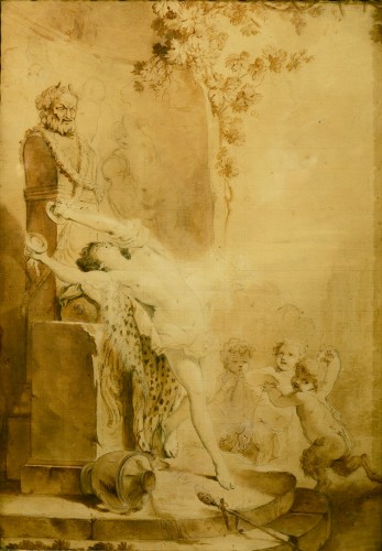 Bacchanale, attribuée à Jacques-Philippe Caresme