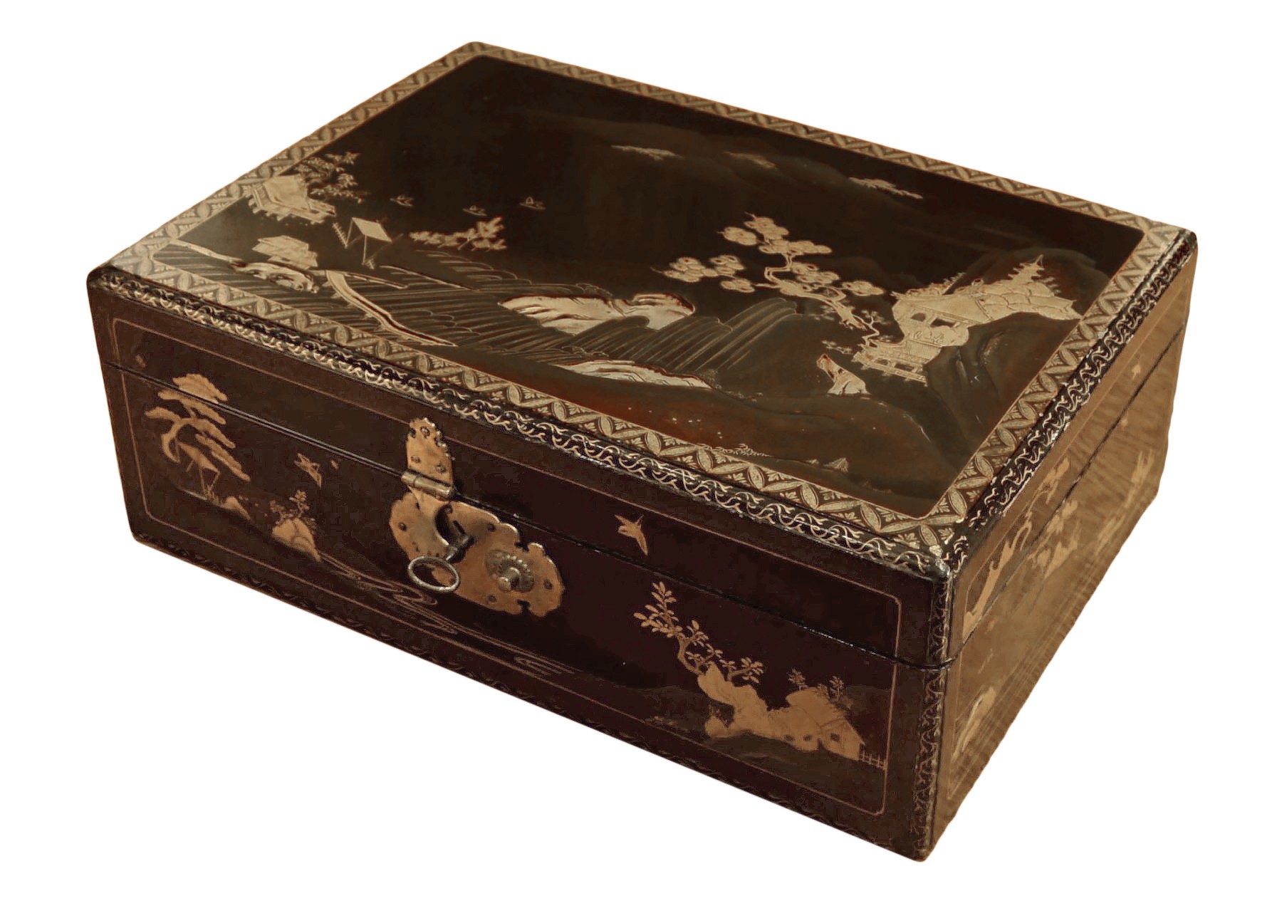 Coffret en laque du Japon - XIXe siècle - N.84867