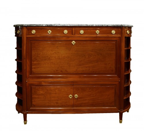 Large Louis XVI mahogany secrétaire