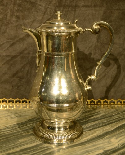 Antique Silver  - A Louis XV silver ewer by Bertin Merger, Paris 1725