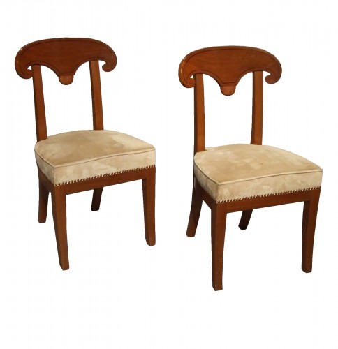 A Pair of Consulat mahogany chairs