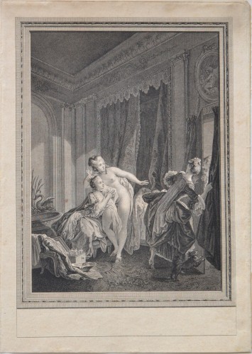 18th century - « Les quatre heures du jour » after Pierre Antoine Baudoin (1723-1769)