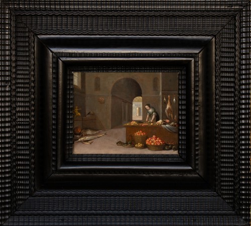 La cuisine du palais - École de Jan Van Kessel XVIIe siècle