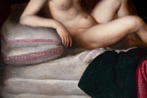 Jupiter & Antiope -  Atelier de Dirk de Quade van Ravesteyn (1565-1620) - Galerie FC Paris