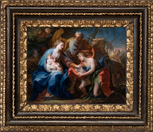 La fuite en Égypte - Gregorio de Ferrari (1647-1726) et atelier - Galerie FC Paris