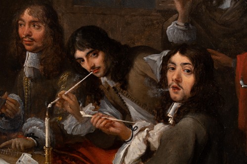 The card game - Jacob Duck (1600-1667) and workshop - Paintings & Drawings Style 