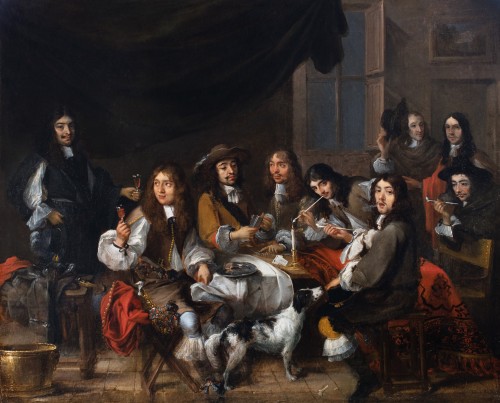 La partie de cartes - Jacob Duck (1600-1667) et atelier - 