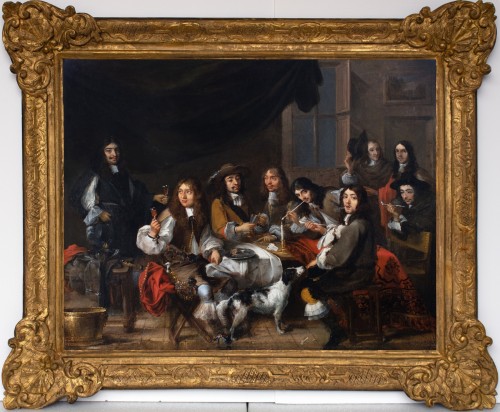 Antiquités - La partie de cartes - Jacob Duck (1600-1667) et atelier