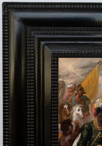 XVIIe siècle - Adoration des Rois Mages - École Anversoise du XVIIe siècle