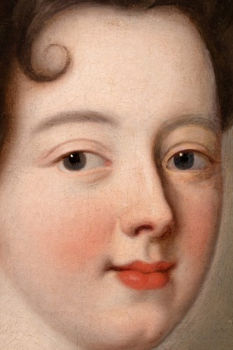 Tableaux et dessins Tableaux XVIIe siècle - Portrait de la Duchesse d’Humières, atelier de François de Troy  XVIIe siècle