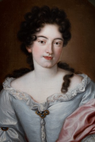 Portrait de Marie Mancini - Atelier de Jacob Ferdinand Voet (1639-1700) - Tableaux et dessins Style 