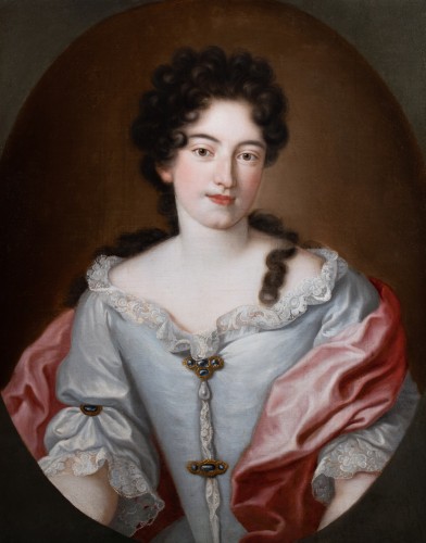 Tableaux et dessins Tableaux XVIIe siècle - Portrait de Marie Mancini - Atelier de Jacob Ferdinand Voet (1639-1700)