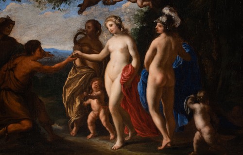 Le jugement de Pâris – École Italienne du début du XVIIIe siècle - Galerie FC Paris
