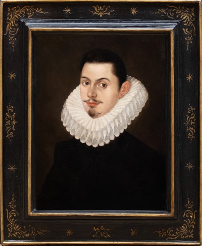 16th century French school circa 1580 - Portrait of a young man