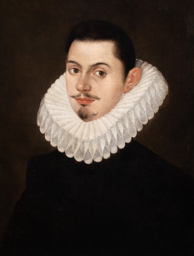 Tableaux et dessins Tableaux XVIe siècle - École française du XVIe siècle vers 1580 - Portrait d’un jeune homme