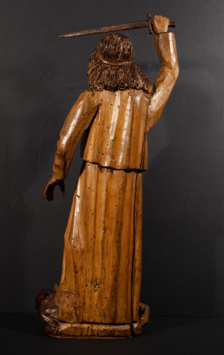Saint-Michel terrassant de son glaive le démon, Allemagne du Sud (Alpes ?) XVIIe siècle - 