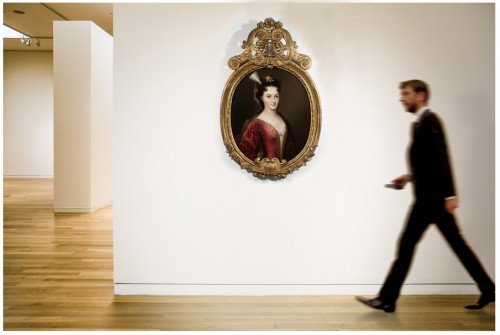 Tableaux et dessins Tableaux XVIIe siècle - Portrait d’une jeune dame de qualité. François de Troy et atelier XVIIe siècle.