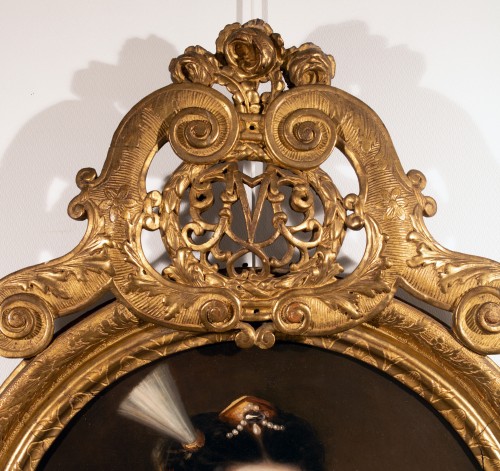 Portrait d’une jeune dame de qualité. François de Troy et atelier XVIIe siècle. - Galerie FC Paris