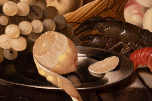 Flowers, Fruits, Insects and a Squirrel by Jan Baptist Van Fornenburgh (1585 – 1650) ? - Paintings & Drawings Style 