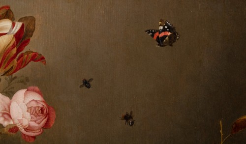 Paintings & Drawings  - Flowers, Fruits, Insects and a Squirrel by Jan Baptist Van Fornenburgh (1585 – 1650) ?